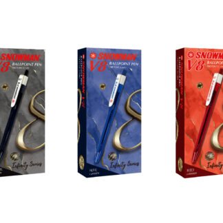 Snowman Ballpoint Pen V-8 Semigel (Lsn)