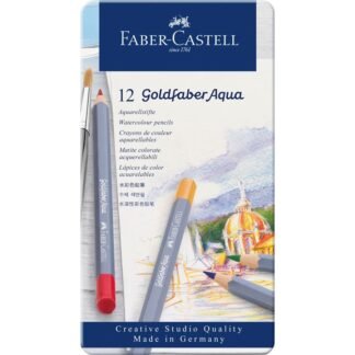 Faber-Castell Pensil Warna Tin 12L Aqua (115912)