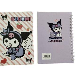 Notebook Spiral A5-Bk2540-791 Kuromi