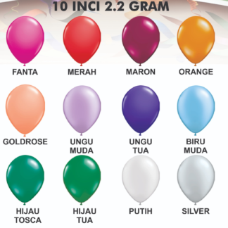 Balon Metalik 10inch Ncl Kp-2250 (50pcs)