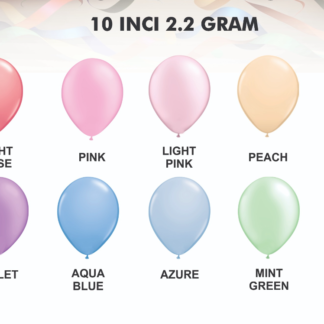 Balon Superd Pastel 10inch Ncl Km-2250 (50pcs)