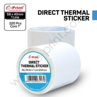 e-Print Thermal Sticker 58 x 40 mm