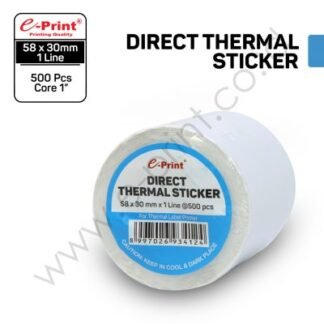 e-Print Thermal Sticker 58 x 30 mm