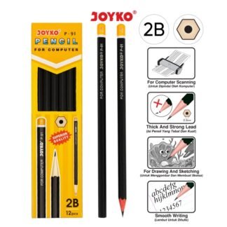 Joyko Pensil P-91 2B (Hitam) (Lsn)