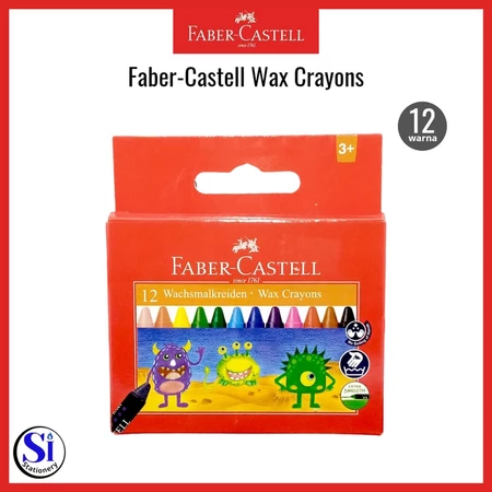 Faber-Castell Crayon Wax 12C (120043)