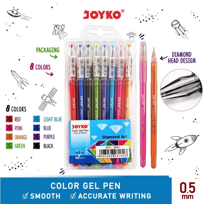 Joyko Gelpen Gpc-309S Set-8