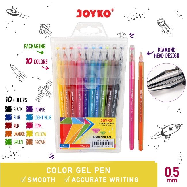 Joyko Gelpen Gpc-310S Set-10