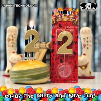 Lilin Hut Angka Gold Gz-239