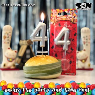 Lilin Hut Angka Silver Gz-245