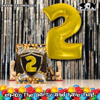 Balon Angka Gold Gz-279