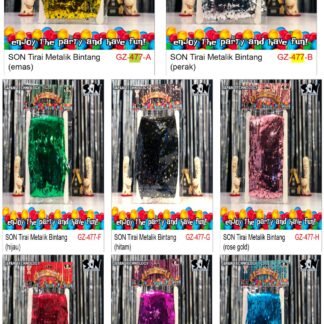 Tirai Metalik Gz-477 100x250cm