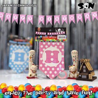 Banner Hut Gz-615 Happy Birthday Pink