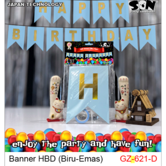 Banner Hut Gz-621-D Blue Gold