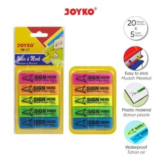 Joyko Post It Im-37 (Sign Here Plastik) 45x17mm