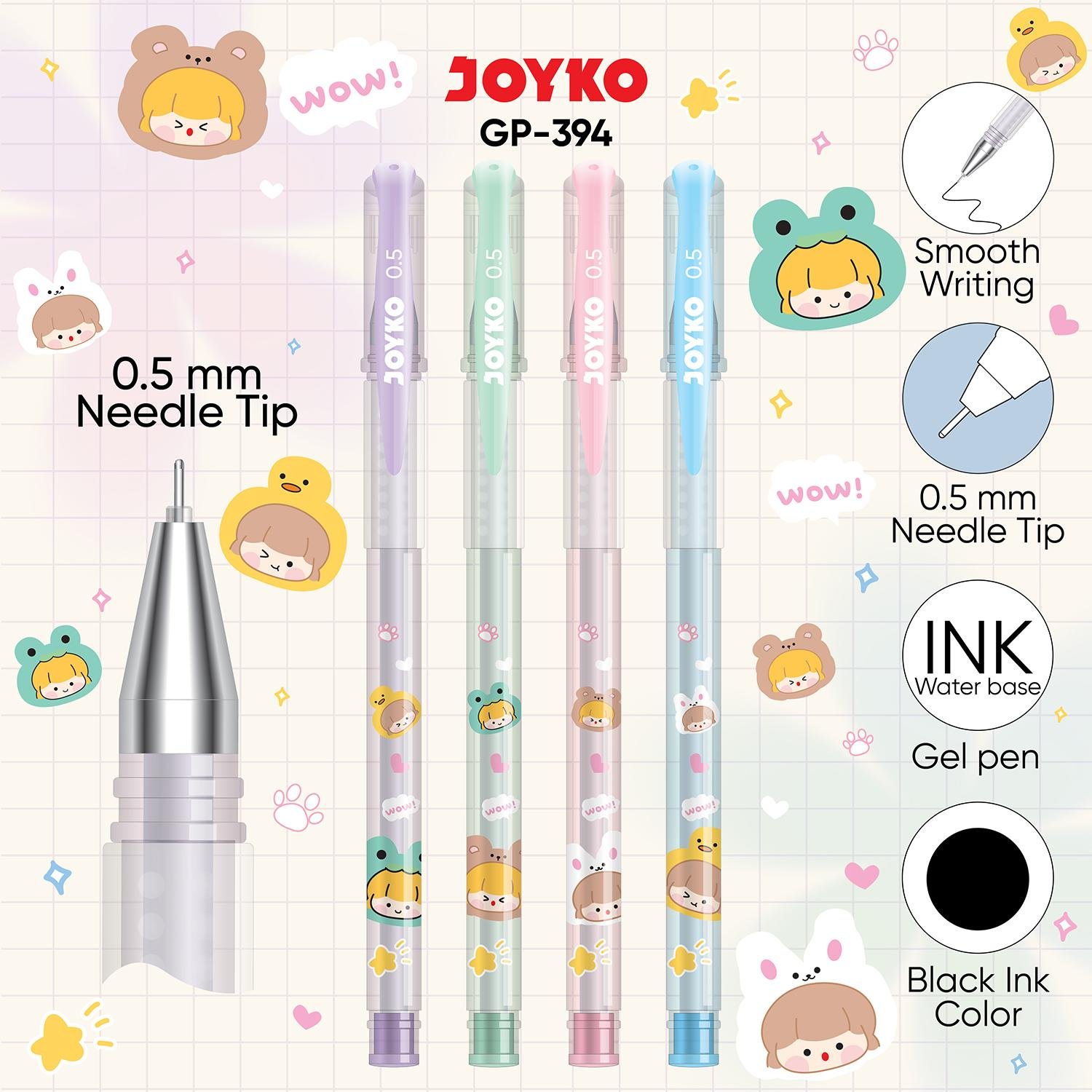 Joyko Gelpen Gp-394 Hitam (Lsn)