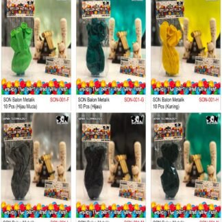 Balon Metalik Son-001 (Isi 10)