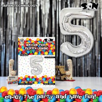 Balon Angka Silver Son-511