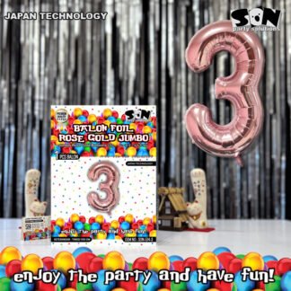 Balon Angka Rose Gold Son-514