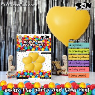 Balon Hati Son-522 18inch (Isi 5)