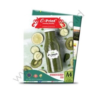 e-Print Glossy Sticker Eco Photo Paper A4 135Gsm