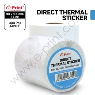 e-Print Thermal Sticker 80 x 100 mm