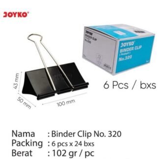 Joyko Binder Clips 320 (10,5x15,3cm)