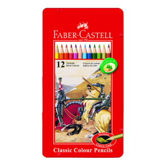 Faber-Castell Pensil Warna Classic 12L Tin (115844)
