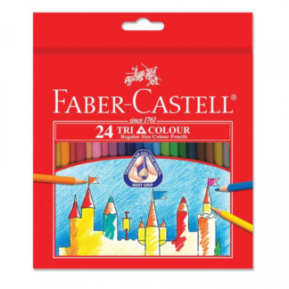 Faber-Castell Pensil Warna Tri-Grip 24L (115855)