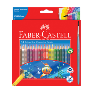 Faber-Castell Pensil Warna Water Colour 24L (116243)