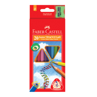 Faber-Castell Pensil Warna Junior 20 Tri (116538-20)