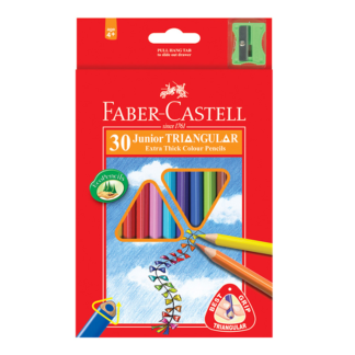 Faber-Castell Pensil Warna Junior 30 Tri (116538-30)