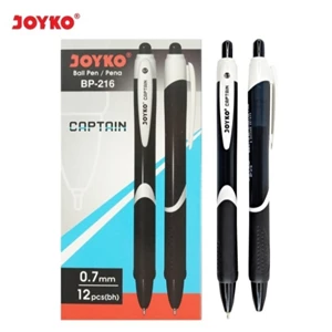 Joyko Ballpoint Pen BP-216 Hitam Captain (Lsn)