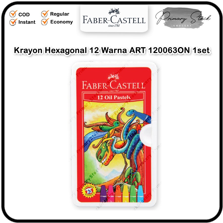 Faber-Castell Oil Pastel Hexa 12(120063 On)
