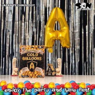 Balon Huruf Gold Gz-179