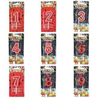 Lilin Hut Angka Polkadot Gz-231