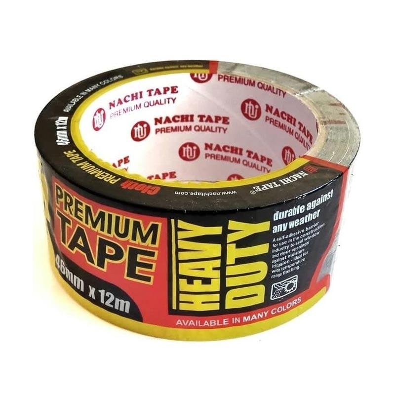 Nachi Clothtape 72mmx12mm Hitam