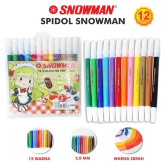Snowman Spidol Pw-12A