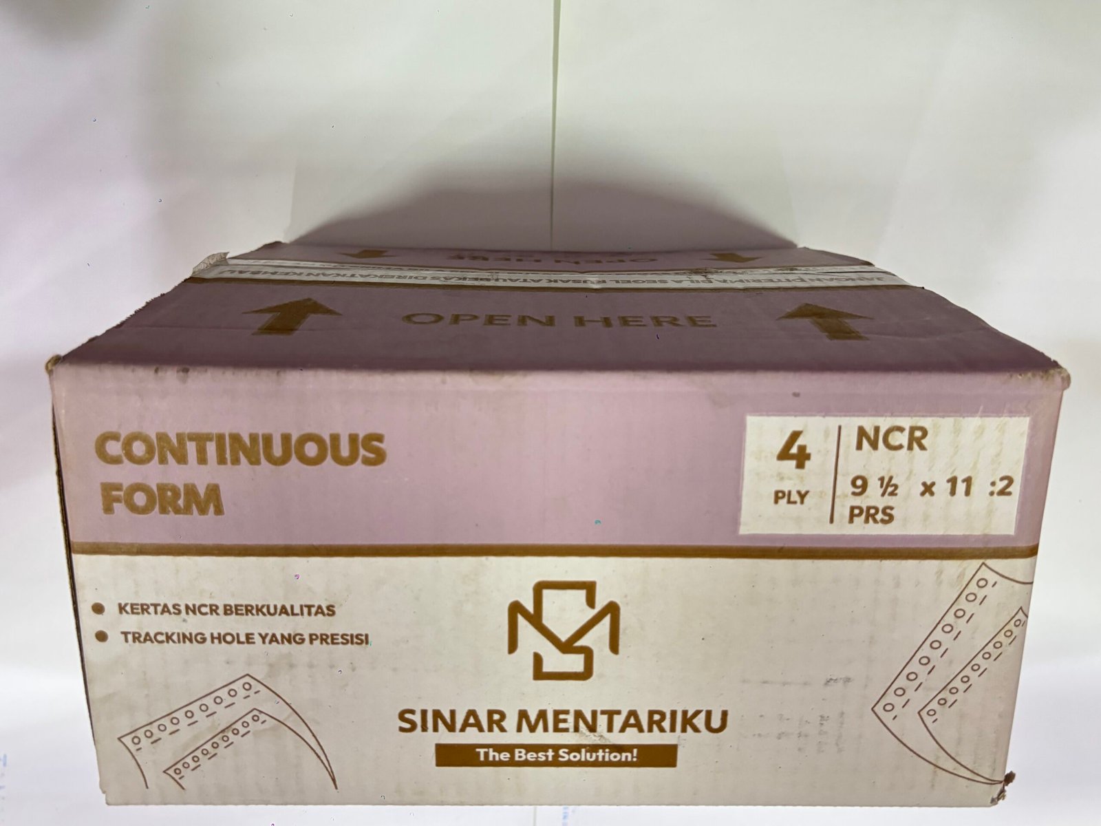 Kertas Continuous Form Sinar Mentari 4Ply:2 PRS (9,1/2x12)