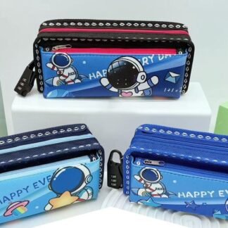 Dompet Pensil Astronot 8883 + Gembok