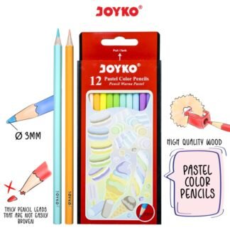 Joyko Pensil Warna Cp-125P (Pastel) (12 Warna)