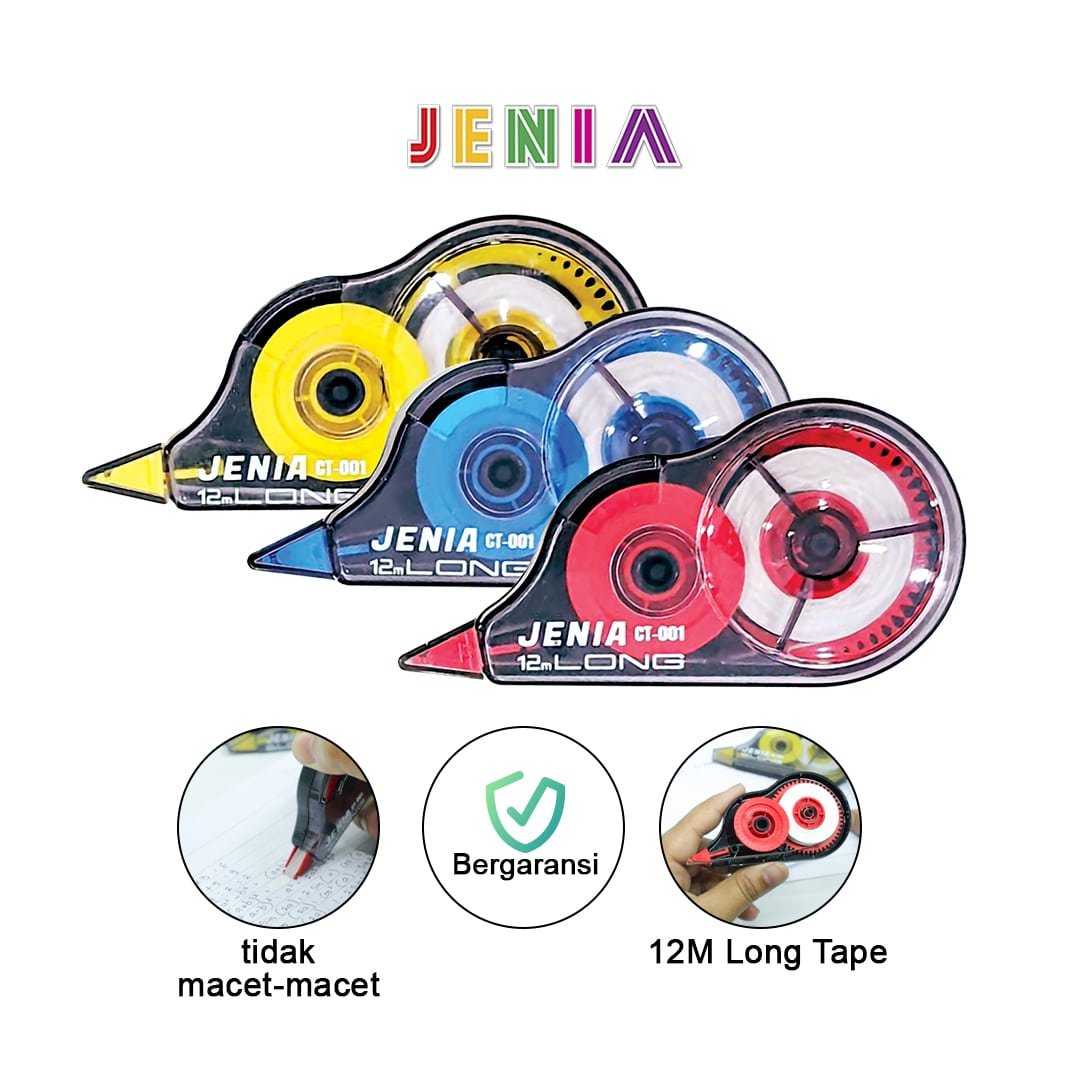 Jenia Correction Tape CT-001-12M