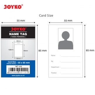Joyko Name Tag Set NT-62 9.8 x 7.6 x 0.5 cm