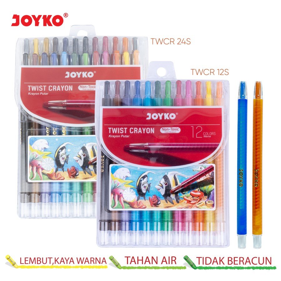 Joyko Crayon Putar Twcr-24S