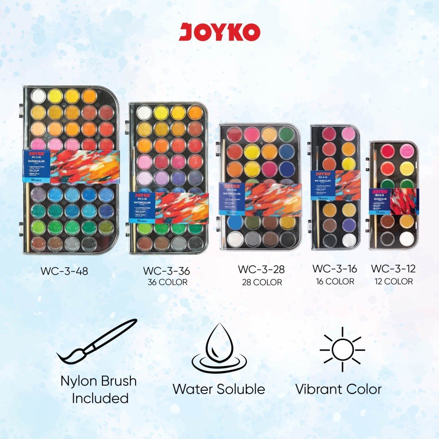 Joyko Water Colour Wc-3-16W