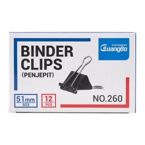 Guangbo Binder Clips 260 51mm