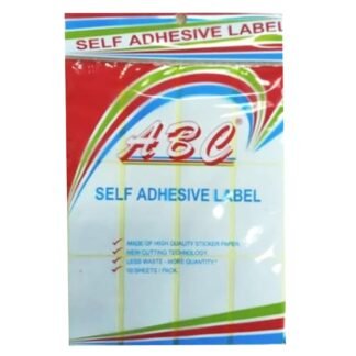 Kertas Label Abc 109 Polos 13mm x 38mm (1,3cm x 3,8cm)