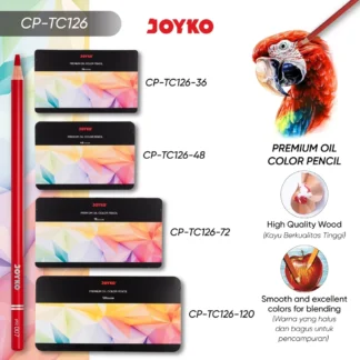 Joyko Pensil Warna Cp-Tc126-72